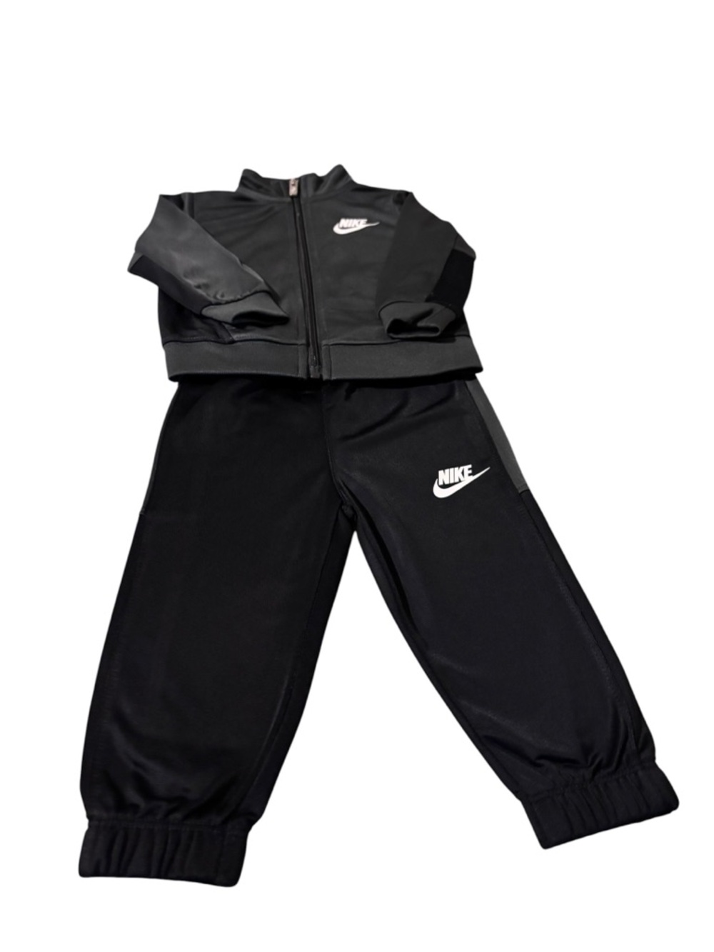 Toddler Boy Nike Black & Gray Tracksuit